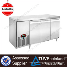 Commercial Stainless Steel 3 Doors Bar undercounter refrigerator